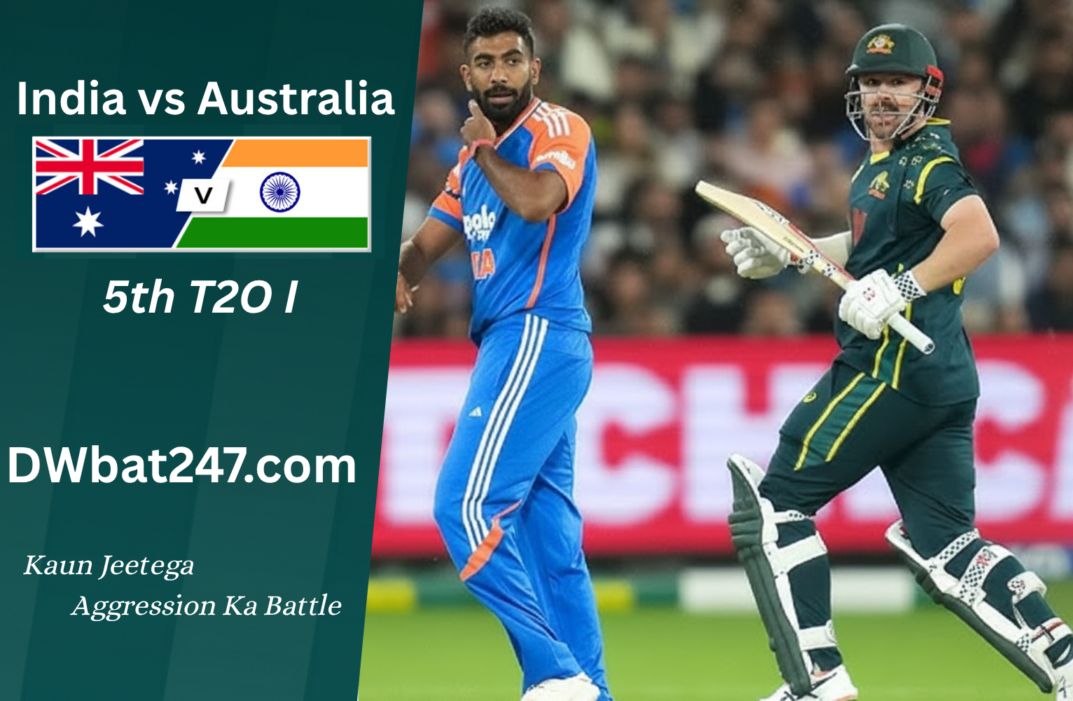 Tenexch.club | India vs Australia T20 | Kaun Jeetega Aggression Ka Battle